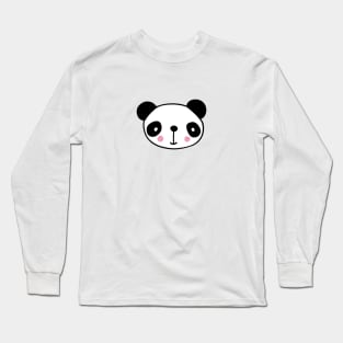 panda head Long Sleeve T-Shirt